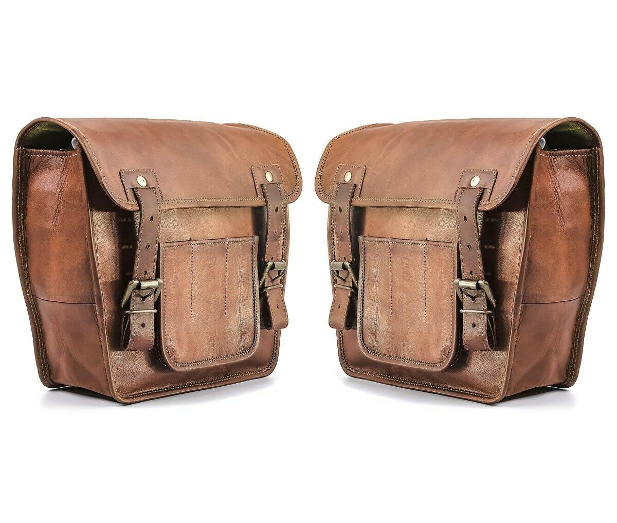 Ranger Brown Motorcycle Saddle Bag