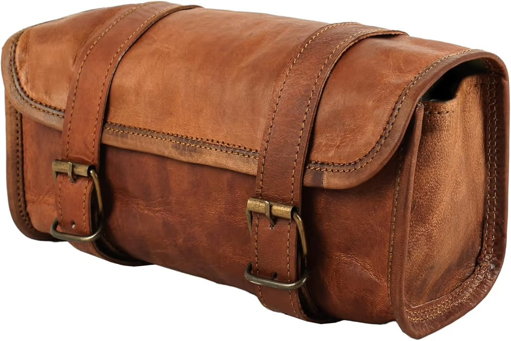 Strider Brown Motorbike Side Pouch