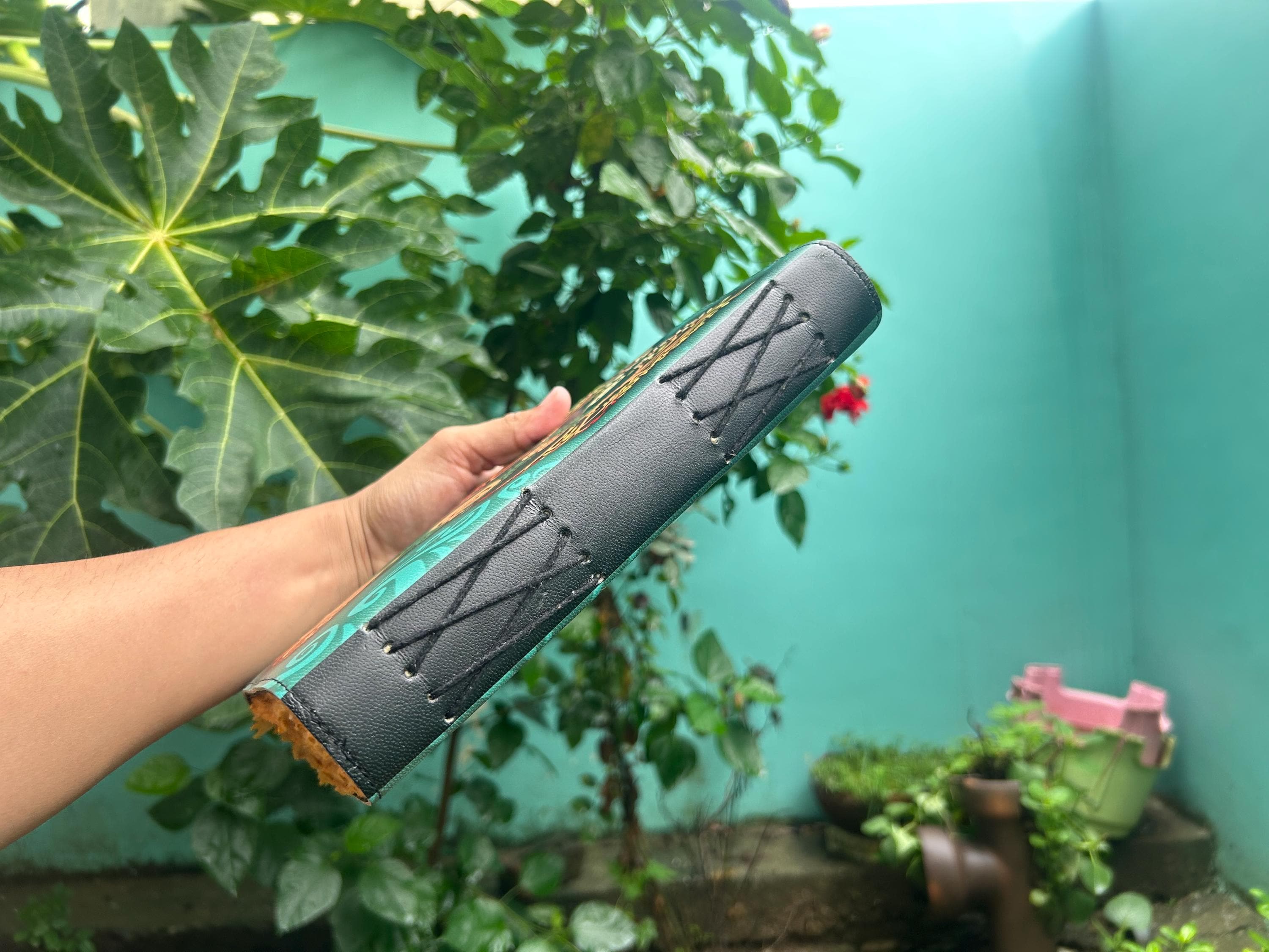 Mother of Earth Leather Journal (7×10 in) – Handmade Vintage Notebook & Gift