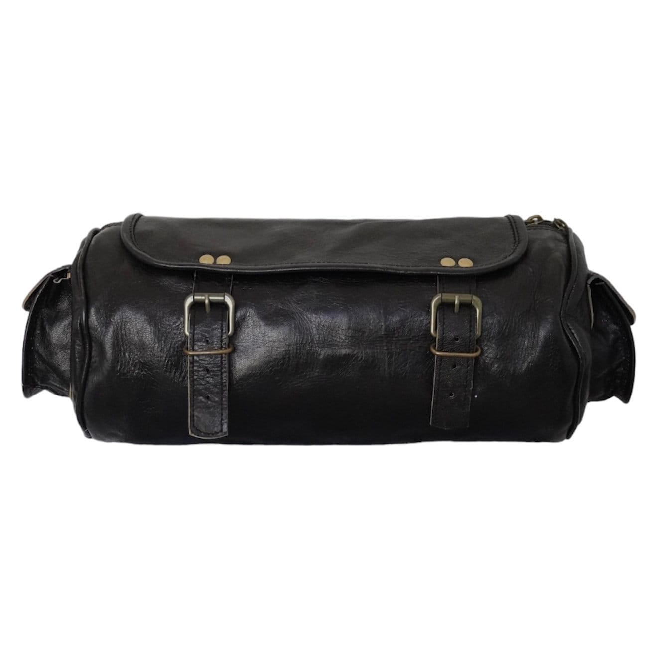 Rogue Rider Black Motorcycle Saddle Bag