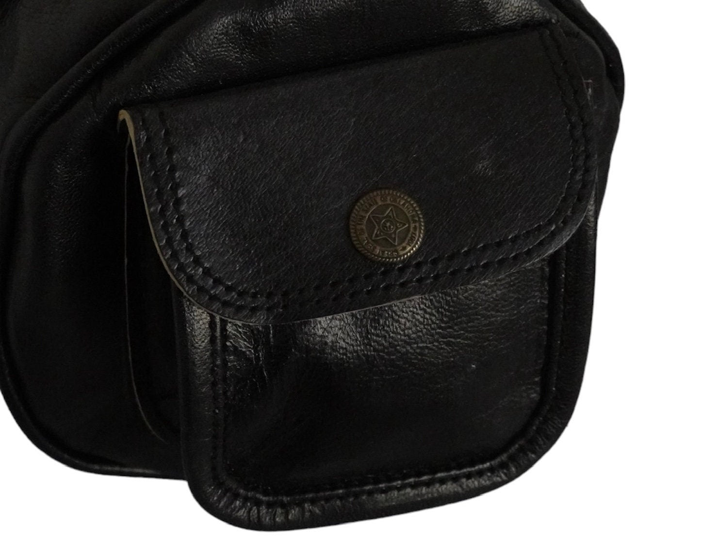 Rogue Rider Black Motorcycle Saddle Bag