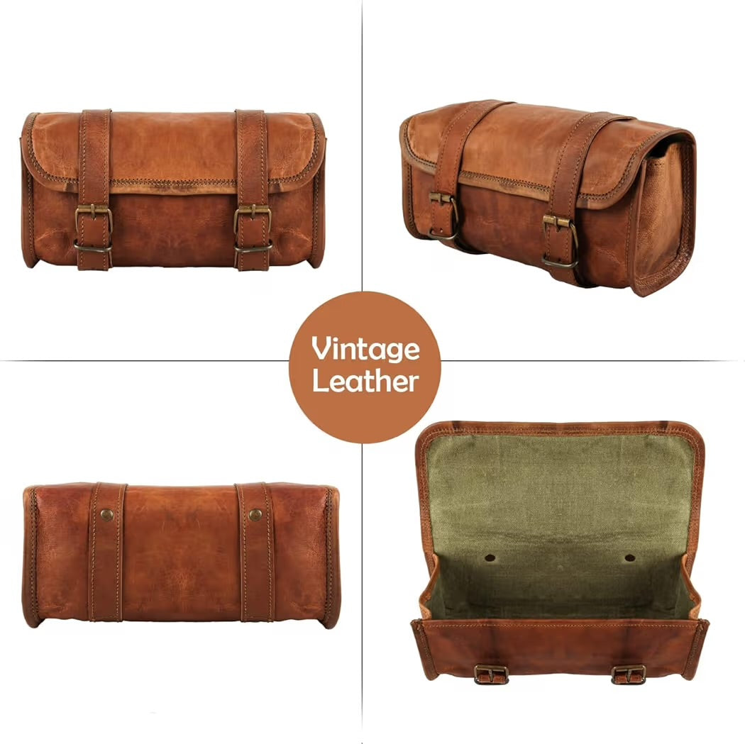 Strider Brown Motorbike Side Pouch