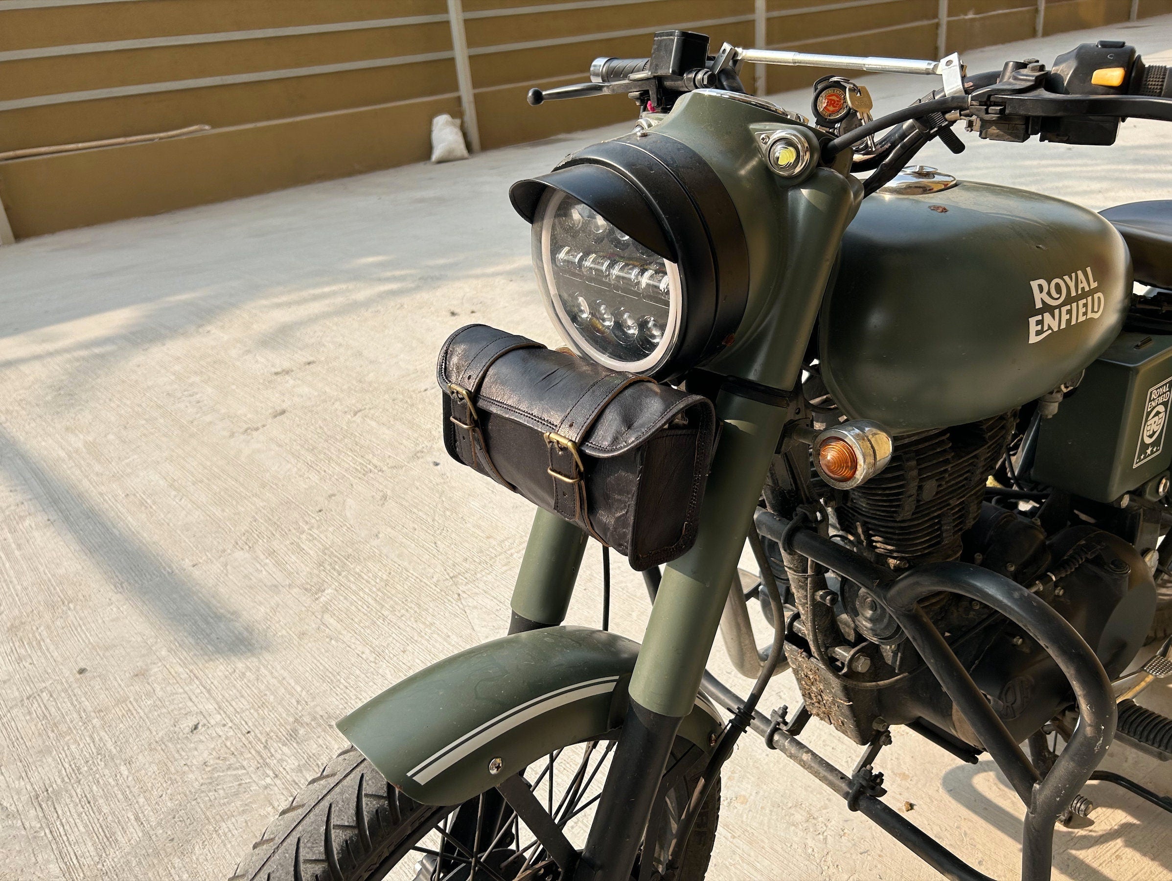 Strider Black Motorbike Side Pouch