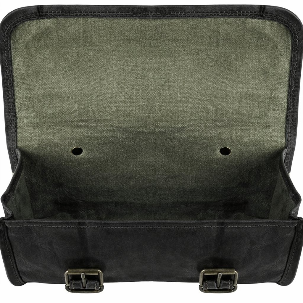 Strider Black Motorbike Side Pouch