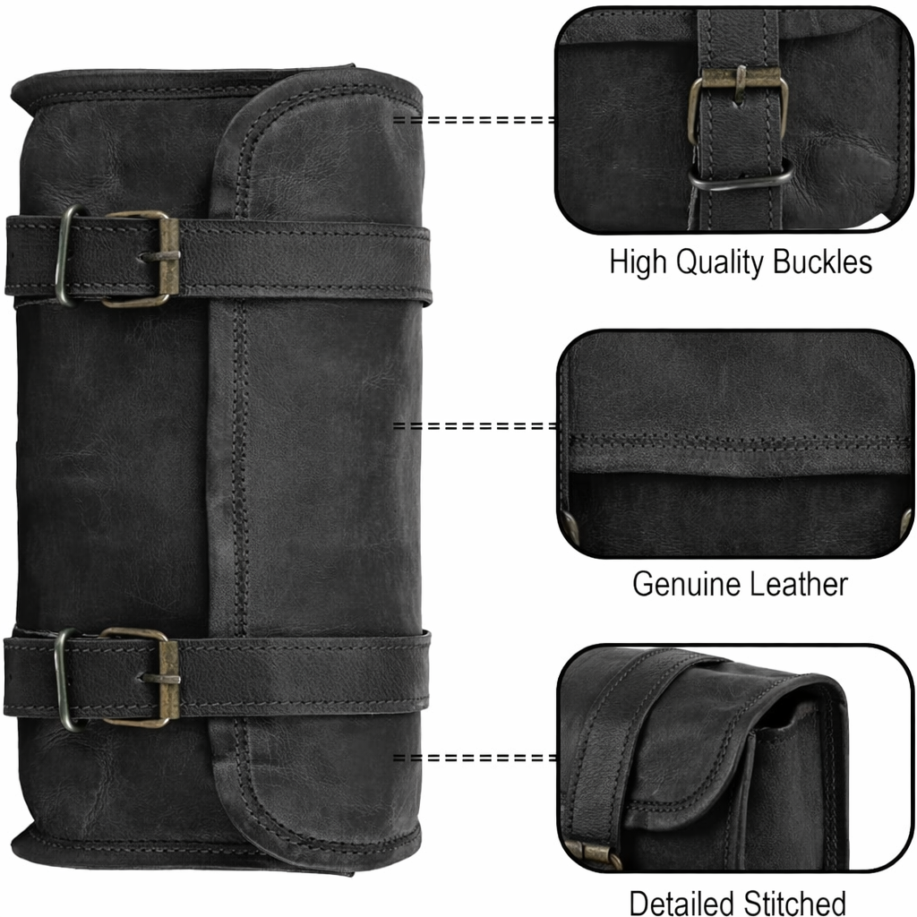 Strider Black Motorbike Side Pouch